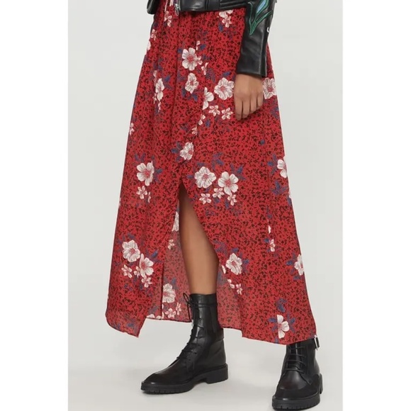 Zadig & Voltaire Christy Pensee Silk CamiSilk Floral Skirt Set Small - Picture 2 of 12